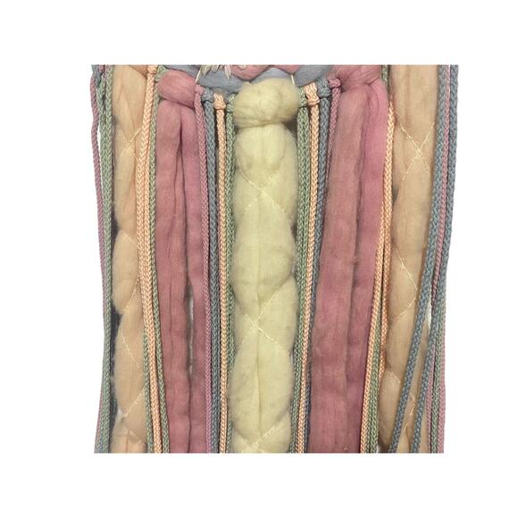 Dream Catcher Handmade Wall Decor 42" Native American Design Feathers & Macrame - Picture 10 of 10